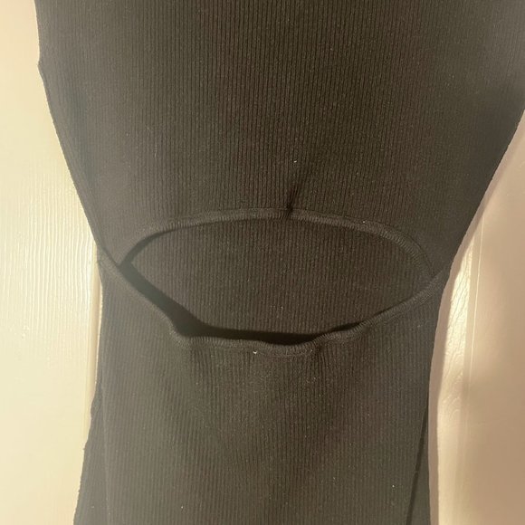 Wilfred Free Cut-Out Knit Mini Dress (black, Aritzia, Size S) - Picture 8 of 8